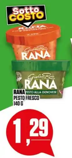 Coop Rana pesto fresco offerta