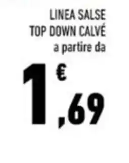 Conad Linea salse top down calvé a partire da offerta