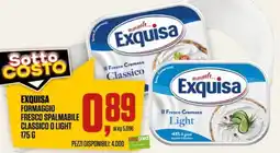 Coop Exquisa formaggio fresco spalmabile classico o light offerta
