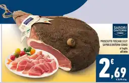 Conad Prosciutto toscano d.o.p. sapori&dintorni conad al taglio all'etto offerta
