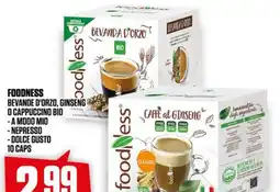 Coop Foodness bevande d'orzo, ginseng o cappuccino bio offerta