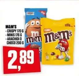 Coop M&m's crispy offerta