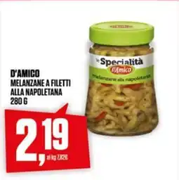 Coop D'amico melanzane a filetti alla napoletana offerta