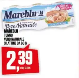 Coop Mareblu tonno vero naturale offerta