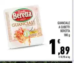 Conad Cubetti beretta a guanciale offerta