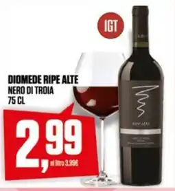Coop Diomede ripe alte nero di troia offerta