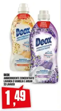 Coop Deox ammorbidente concentrato lavanda o vaniglia e argan offerta