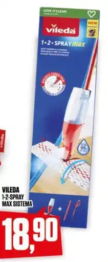 Coop Vileda 1-2 spray max sistema offerta
