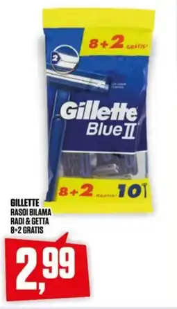 Coop Gillette rasoi bilama radi & getta offerta