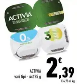 Conad Activia vari tipi offerta