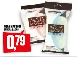 Coop Aqua massage spugna bagno offerta