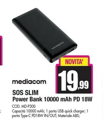 Wellcome Power bank offerta
