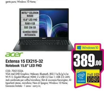 Wellcome Notebook offerta