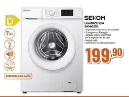 Extracoop SEKOM LAVATRICE SLIM SWMH127S1 offerta