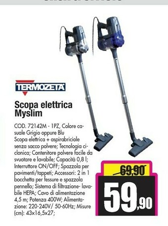 Wellcome Scopa elettrica offerta