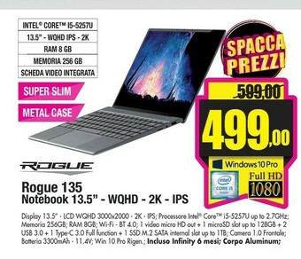 Wellcome Notebook offerta