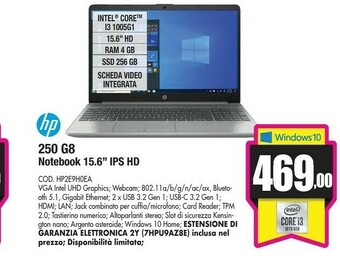 Wellcome Notebook offerta