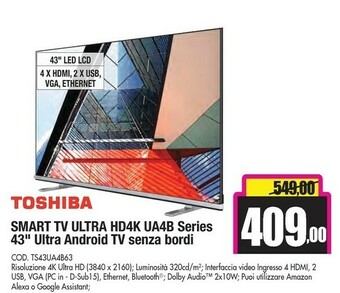 Wellcome Smart tv offerta