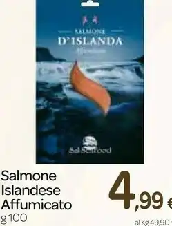 Carrefour Express Salmone islandese affumicato 100 g offerta