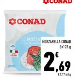 Conad Mozzarella conad offerta