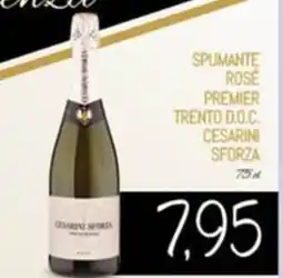 Conad Cesarini Sforza SPUMANTE ROSE PREMIER TRENTO D.O.C. offerta