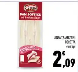 Conad Linea tramezzini beretta vari tipi offerta