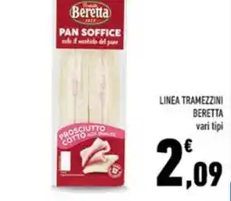 Conad Linea tramezzini beretta vari tipi offerta
