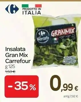 Carrefour Express Insalata gran mix offerta