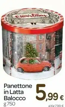 Carrefour Express Panettone in latta offerta