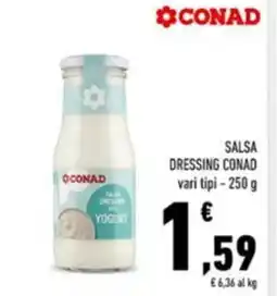 Conad Salsa dressing conad vari tipi offerta