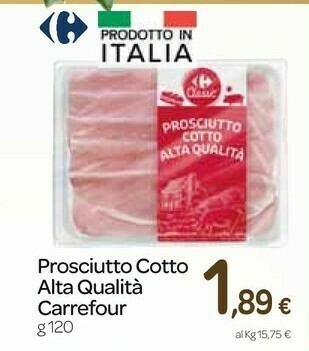 Carrefour Express Carrefour - prosciutto cotto alta qualita offerta