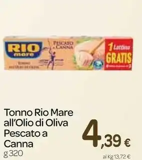 Carrefour Express Dal mare - tonno all'olio d'oliva offerta