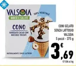 Conad Valsoia coni gelato senza lattosio offerta