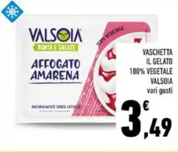 Conad Valsoia vaschetta il gelato 100% vegetale vari gusti offerta
