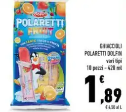 Conad Ghiaccioli polaretti dolfin offerta