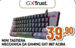 Extracoop MINI TASTIERA MECCANICA DA GAMING GXT 867 ACIRA offerta
