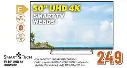 Extracoop SMART TECH TV 50" UHD 4K 50UW02V offerta