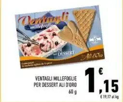 Conad Ventagli millefoglie per dessert ali d'oro offerta