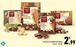 Conad Linea gelati sapori&idee conad 4 pezzi - vari offerta