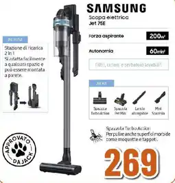 Extracoop SAMSUNG Scopa elettrica Jet 75E offerta