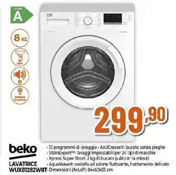 Extracoop beko LAVATRICE WUX81282WIIT offerta