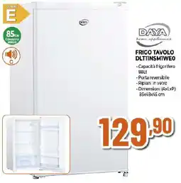 Extracoop DAYA FRIGO TAVOLO DLT11NSM1WE0 offerta