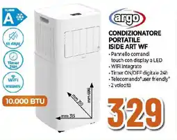 argo CONDIZIONATORE PORTATILE ISIDE ART WF