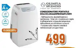 Extracoop OLIMPIA SPLENDID CONDIZIONATORE PORTATILE DOLCECLIMAAIRPRO13APIUWIFI offerta