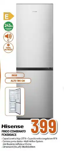 Extracoop Hisense FRIGO COMBINATO FCN300ACE offerta
