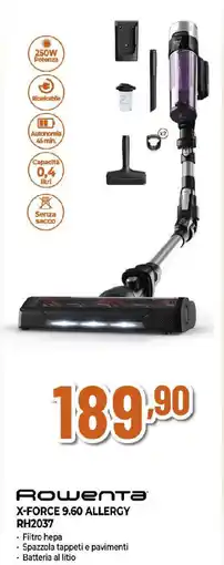 Extracoop Rowenta X-FORCE 9.60 ALLERGY RH2037 offerta