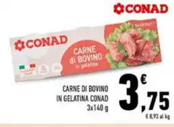Conad Conad carne di bovino in gelatina offerta