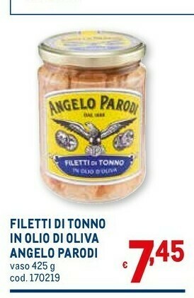 Metro Filetti di tonno in olio di oliva offerta