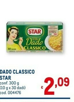 Metro I dadi classico 300 g(ml) offerta