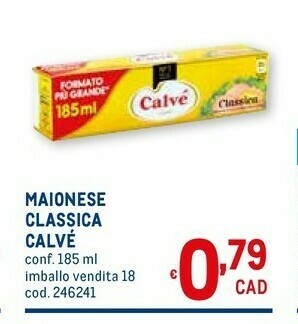 Metro Maionese classica offerta